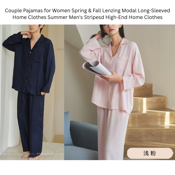 #25062 - 100% Moda Tencel Long Sleeve Short Pant Soft Pink Navy