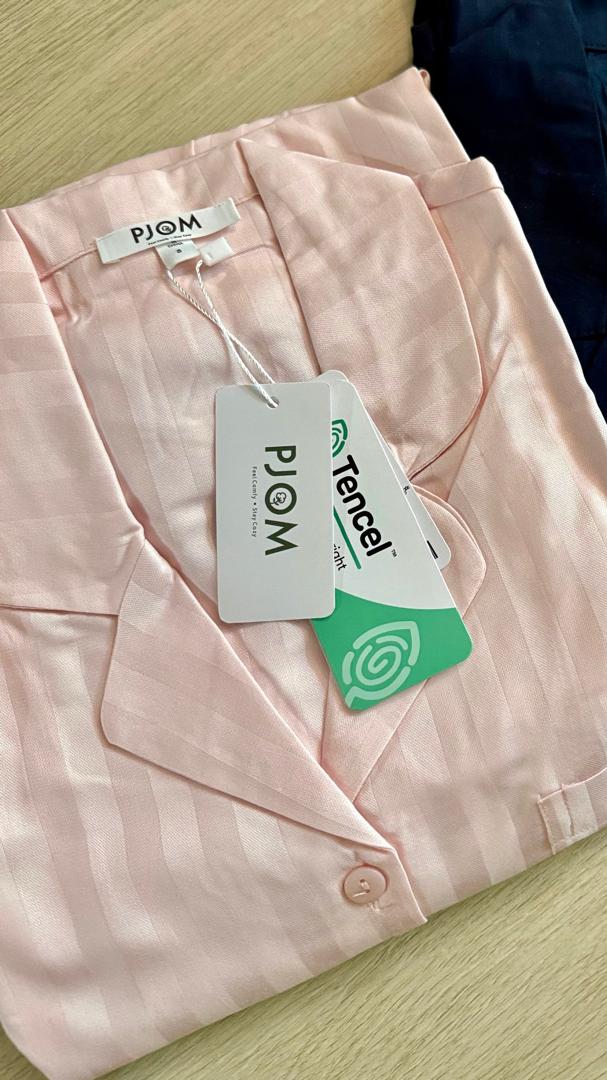 #25120 - 100% Tencel Modal Short Sleeve Set (Pink)