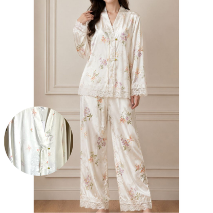 #240323 - Pankou knots (盤扣) Long-Sleeve Pants Set