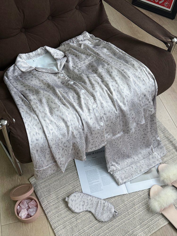 #25376 -  Leopard Print Long-Sleeve Pants Set