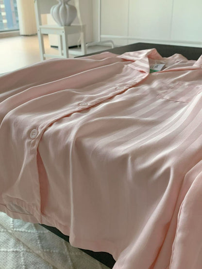 #25062 - 100% Tencel Modal Long Sleeve Set (Pink)
