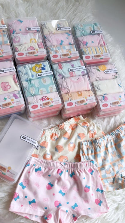 Kids' Underwear 3 in 1 Box Mix & Match (Random Design) 儿童内裤混款盲选（随机款式）